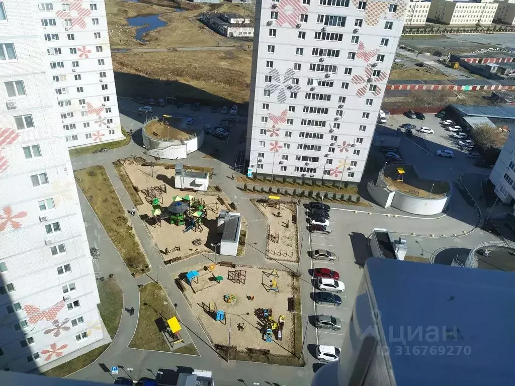 Студия Тюменская область, Тюмень Таврическая ул., 9к1 (37.0 м) - Фото 1
