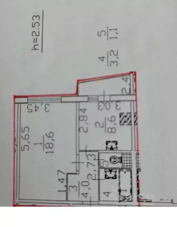 1-к кв. Санкт-Петербург ул. Тельмана, 30к2 (35.5 м) - Фото 2