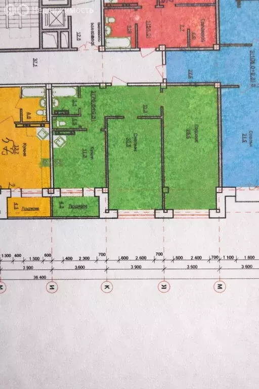 2-комнатная квартира: Махачкала, проспект Петра I, 131 (80 м) - Фото 1