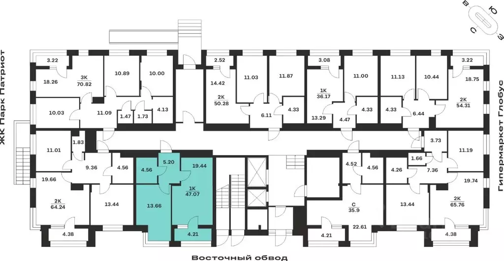 1-к кв. Тульская область, Тула городской округ, с. Осиновая Гора ул. ... - Фото 2
