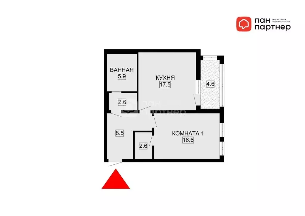 2-комнатная квартира: Санкт-Петербург, 12-я Красноармейская улица, 26 ... - Фото 1