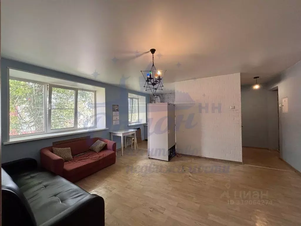 2-к кв. Нижегородская область, Нижний Новгород просп. Ленина, 79А ... - Фото 1