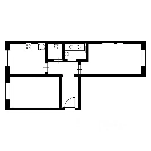 2-к кв. Москва ул. Трофимова, 23К2 (49.7 м) - Фото 1