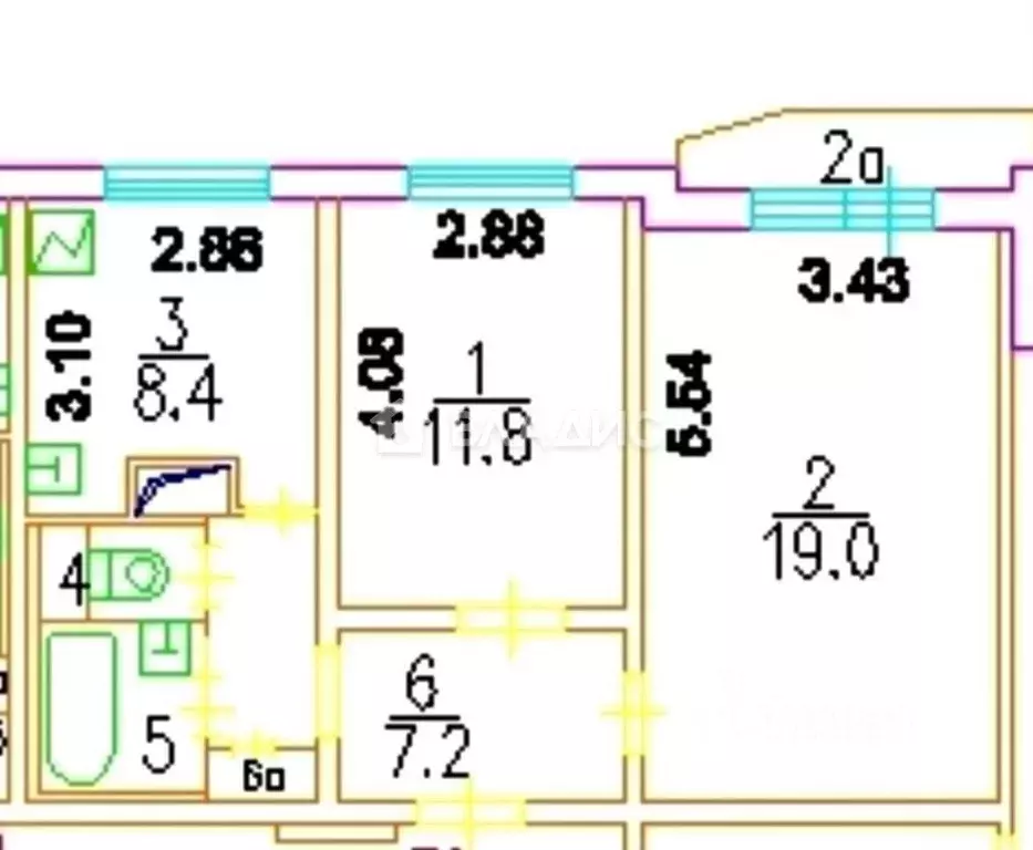 2-к кв. Москва Жулебинский бул., 14 (51.0 м) - Фото 1