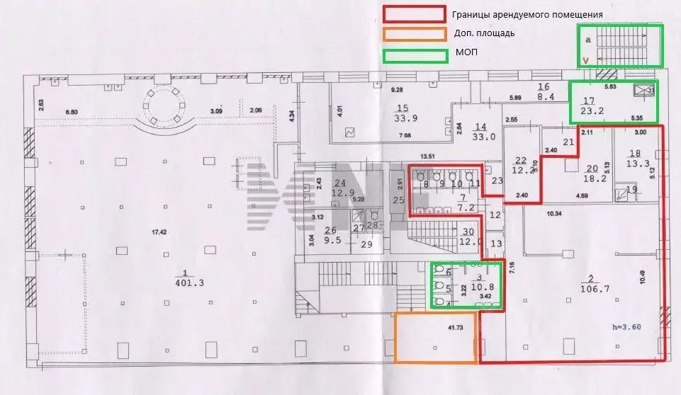 Торговая площадь в Москва Нахимовский просп., 57 (180 м) - Фото 1