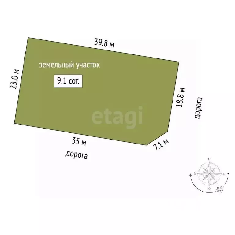 Участок в Калужская область, Жуковский муниципальный округ, Корсаково ... - Фото 2