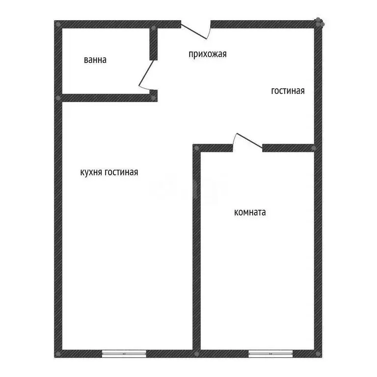 1-комнатная квартира: Новая Адыгея, Песочная улица, 1к1 (37.5 м) - Фото 0