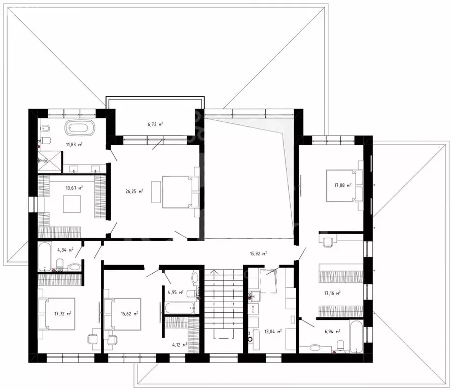 Дом в деревня Новинки, КП Павлово-2 (348 м) - Фото 2