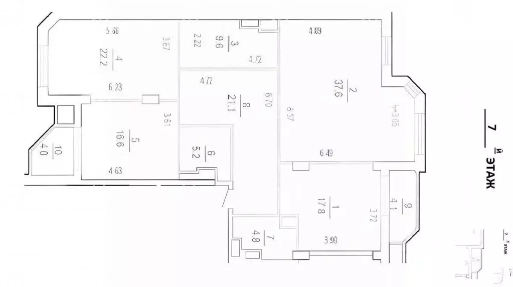 Квартира, 3 комнаты, 138.9 м - Фото 0