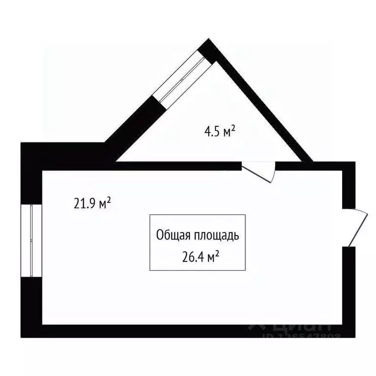 Офис в Новосибирская область, Новосибирск ул. Даргомыжского, 8А (26 м) - Фото 1