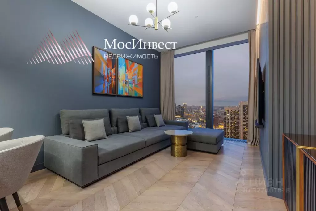 2-к кв. Москва 1-й Красногвардейский проезд, 22с1 (67.3 м) - Фото 1