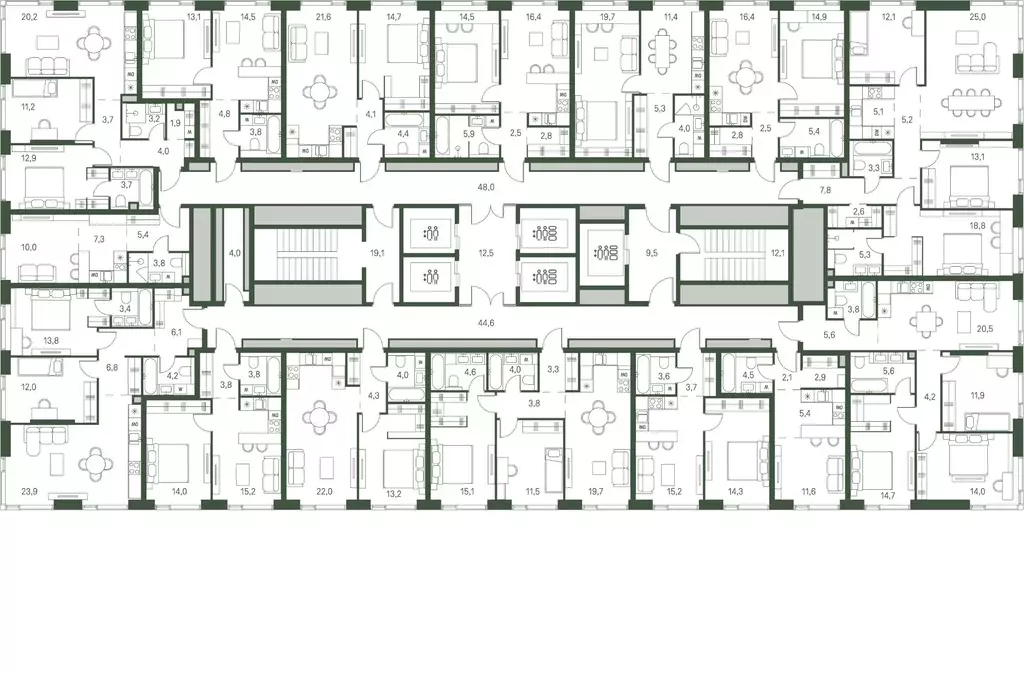 1-к кв. Москва Моментс жилой комплекс, к2.1 (36.8 м) - Фото 1