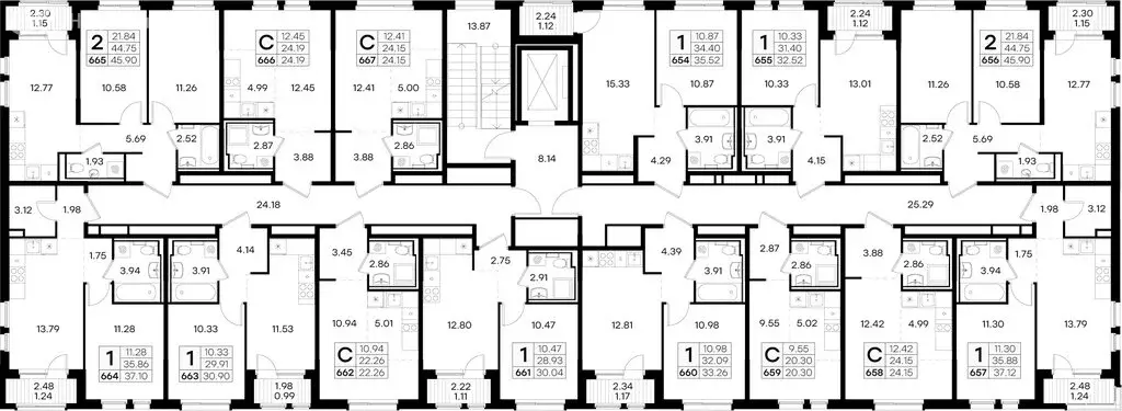 Квартира-студия: Нижний Новгород, Новинский сельсовет (22.26 м) - Фото 1