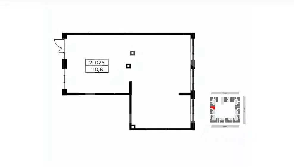 Помещение свободного назначения в Москва Родные кварталы жилой ... - Фото 1