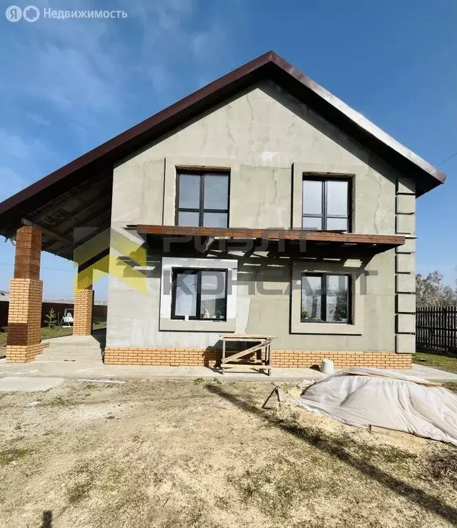 Дом в село Усть-Заостровка, Придорожная улица (172 м) - Фото 0