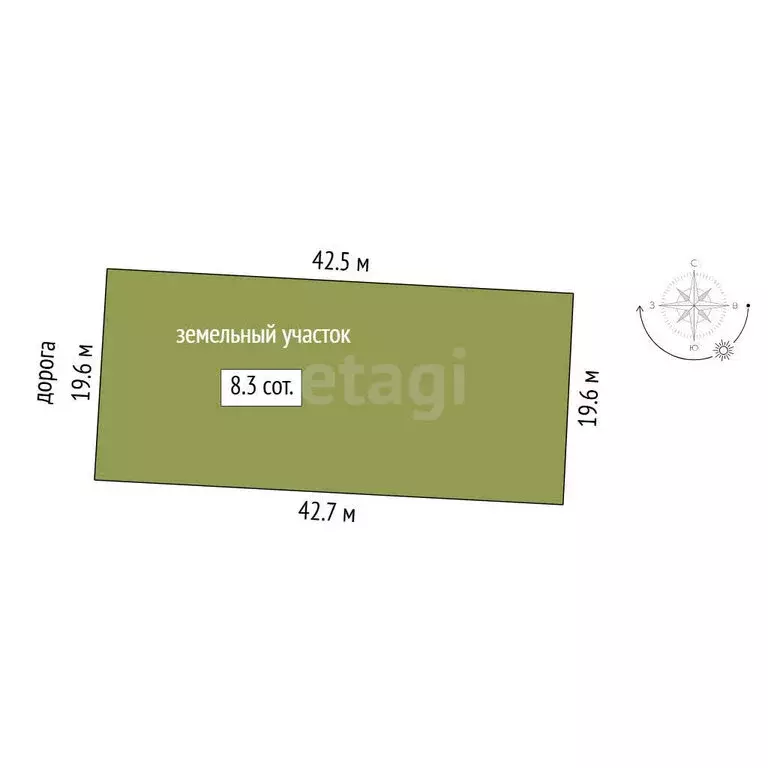 Участок в Тюменская область, Нижнетавдинский муниципальный округ, СНТ ... - Фото 1