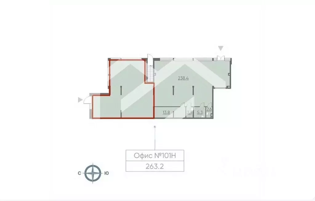 Помещение свободного назначения в Москва ул. Авиаторов, 1 (113 м) - Фото 2