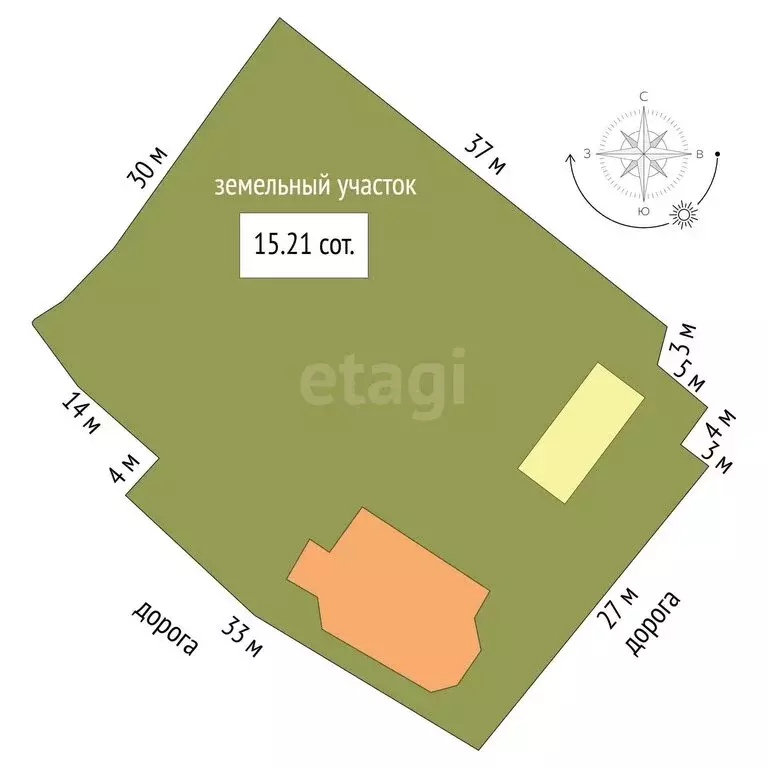 Дом в посёлок городского типа Чернышевск, Железнодорожная улица (103.8 ... - Фото 1