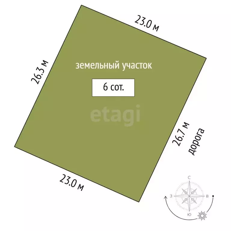 Участок в Тюменская область, Тюменский муниципальный округ, д. ... - Фото 1