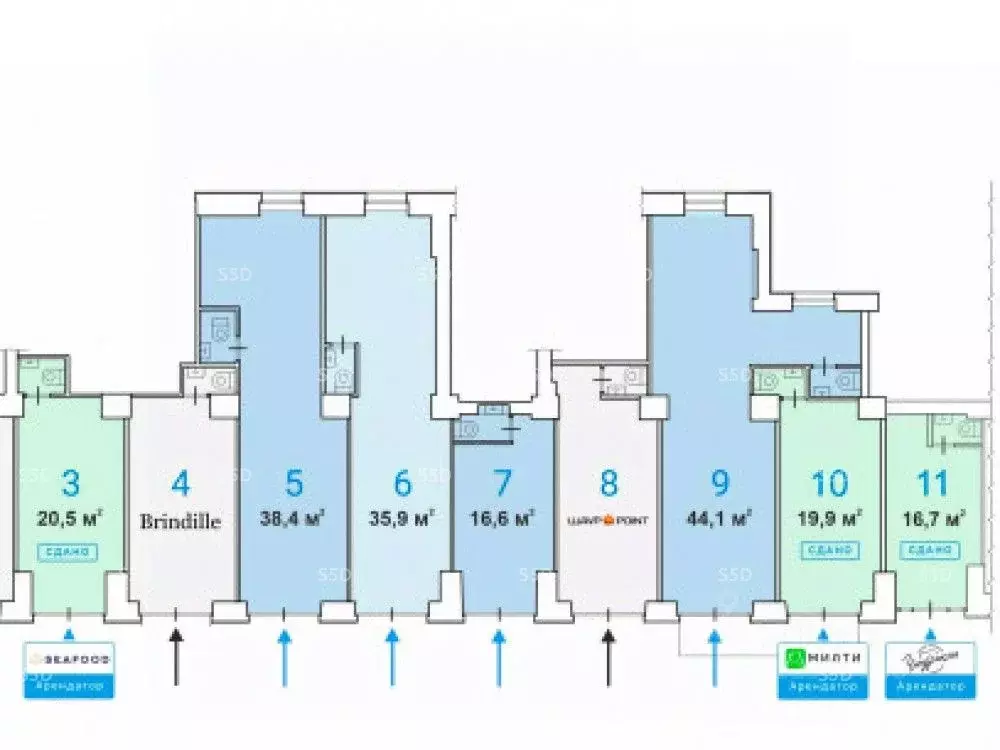 Помещение свободного назначения в Москва ул. Дмитрия Ульянова, 10/1К1 ... - Фото 2