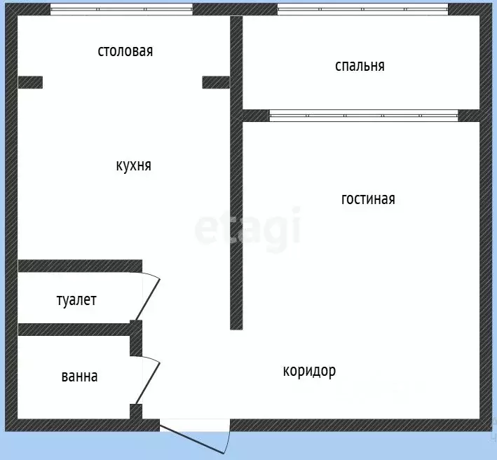 1-к кв. Приморский край, Владивосток ул. Чкалова, 30 (40.1 м) - Фото 1