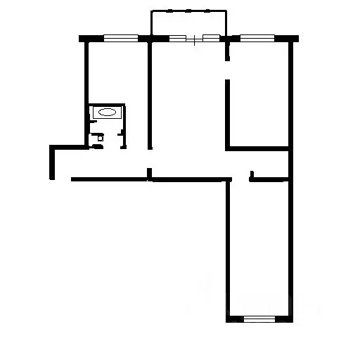 3-к кв. Башкортостан, Уфа Революционная ул., 52 (57.0 м) - Фото 2