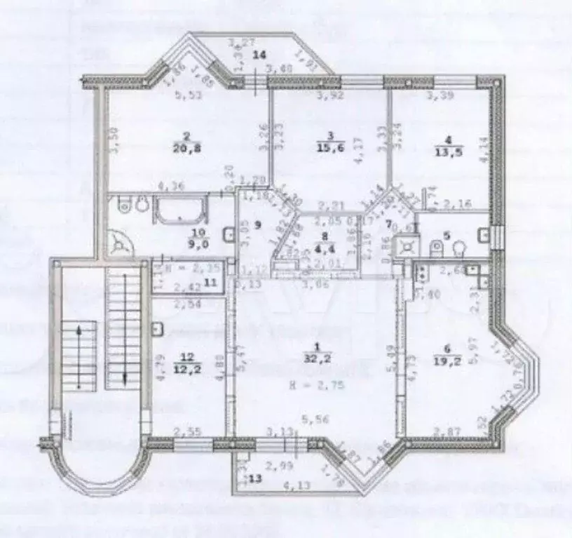4-к. квартира, 143 м, 2/6 эт. - Фото 0