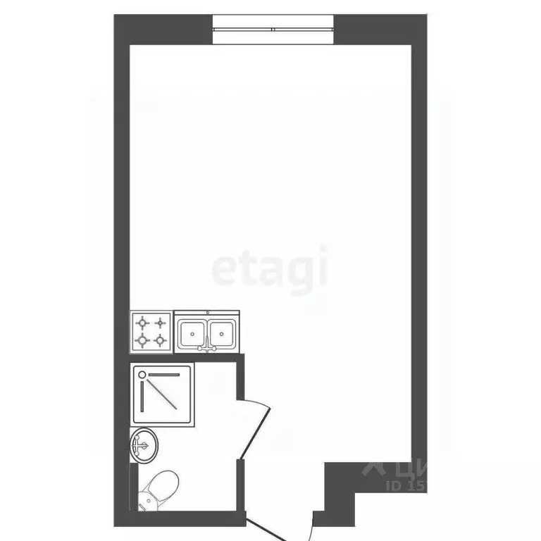 Студия Санкт-Петербург просп. Обуховской обороны, 227К2 (18.5 м) - Фото 2