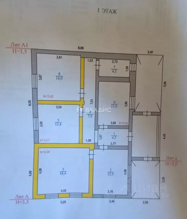 Дом в Пензенская область, с. Бессоновка ул. Социалистическая, 3 (94 м) - Фото 1
