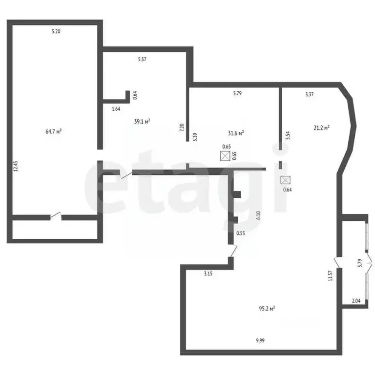 Офис в Тюменская область, Тюмень ул. Республики, 171к2 (252 м) - Фото 1