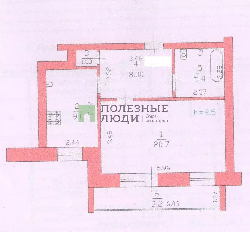 1-к кв. Марий Эл, Йошкар-Ола ул. Карла Либкнехта, 100 (47.0 м) - Фото 2