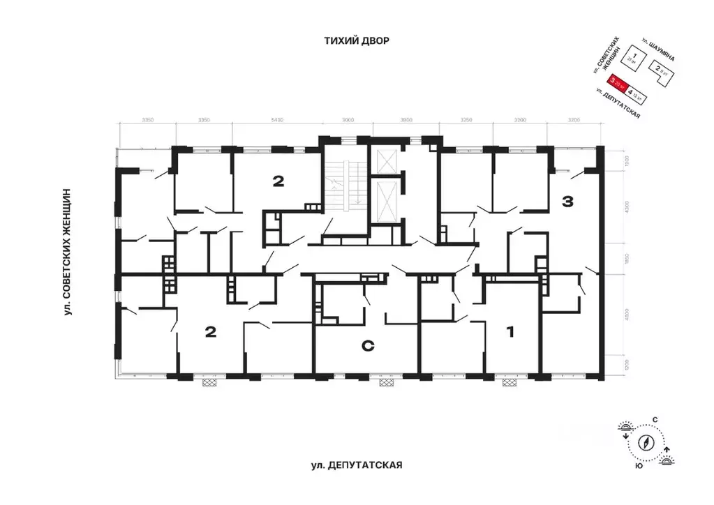 1-к кв. Свердловская область, Екатеринбург ул. Шаумяна, 11 (30.63 м) - Фото 2