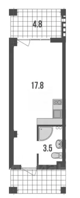 Студия Крым, Черноморский район, с. Межводное ш. Черноморское, 22 ... - Фото 2