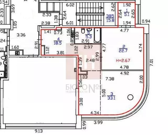 Офис в Свердловская область, Екатеринбург ул. Белинского, 108 (85 м) - Фото 1