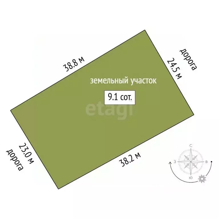 Участок в Тюменская область, Тюменский муниципальный округ, Лоза СНТ  ... - Фото 1