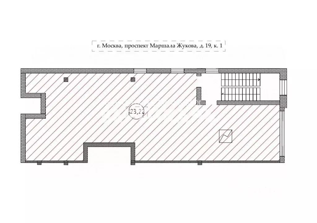 Помещение свободного назначения в Москва просп. Маршала Жукова, 19К1 ... - Фото 1