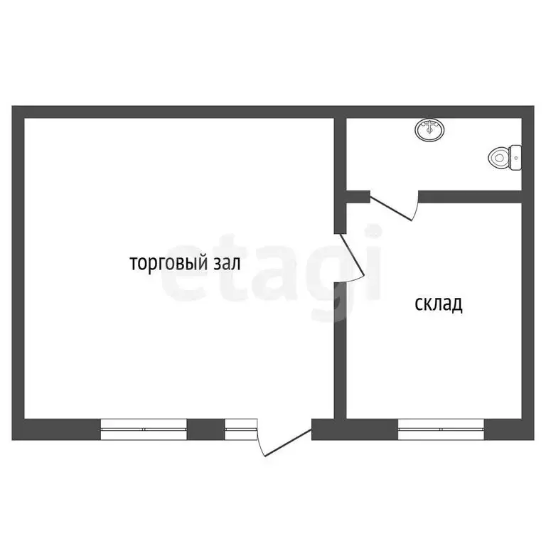 Помещение свободного назначения (50.4 м) - Фото 1