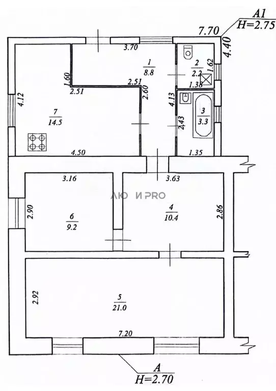 Таунхаус в Башкортостан, Буздякский сельсовет, с. Восточное ул. ... - Фото 2
