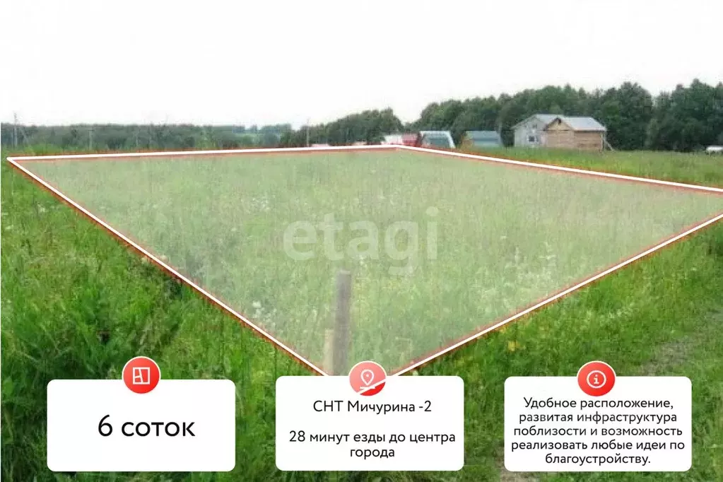 Участок в Хабаровский край, Хабаровск ул. Мичурина-11, 556 (6.0 сот.) - Фото 1