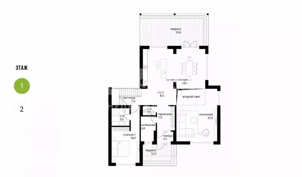 Коттедж в Московская область, Мытищи городской округ, Нордик Парк кп  ... - Фото 2