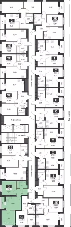 Продаётся 2-к квартира, 46.8 м - Фото 1