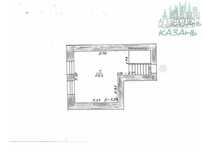 3-к кв. Татарстан, Казань ул. 2-я Азинская, 1 (126.4 м) - Фото 2