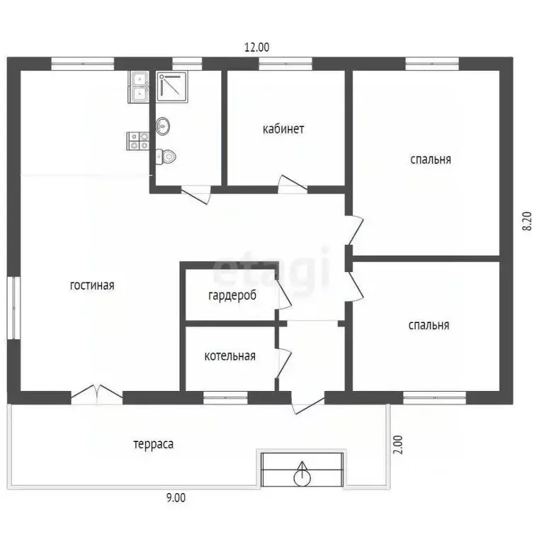 Дом в Тюменская область, Тюменский муниципальный округ, с. Перевалово ... - Фото 2