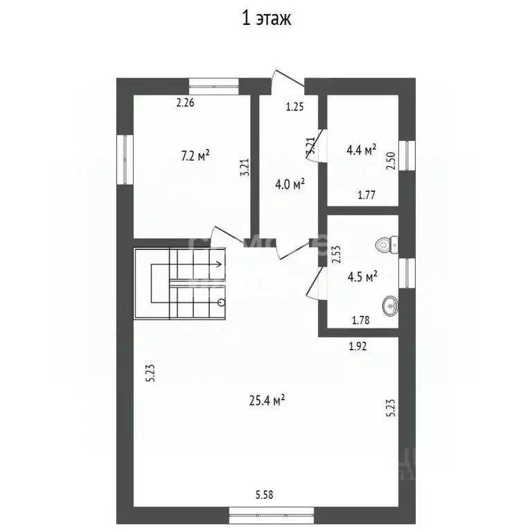 Дом в Ханты-Мансийский АО, Сургут пос. Снежный, ул. Челюскинцев, 58 ... - Фото 2