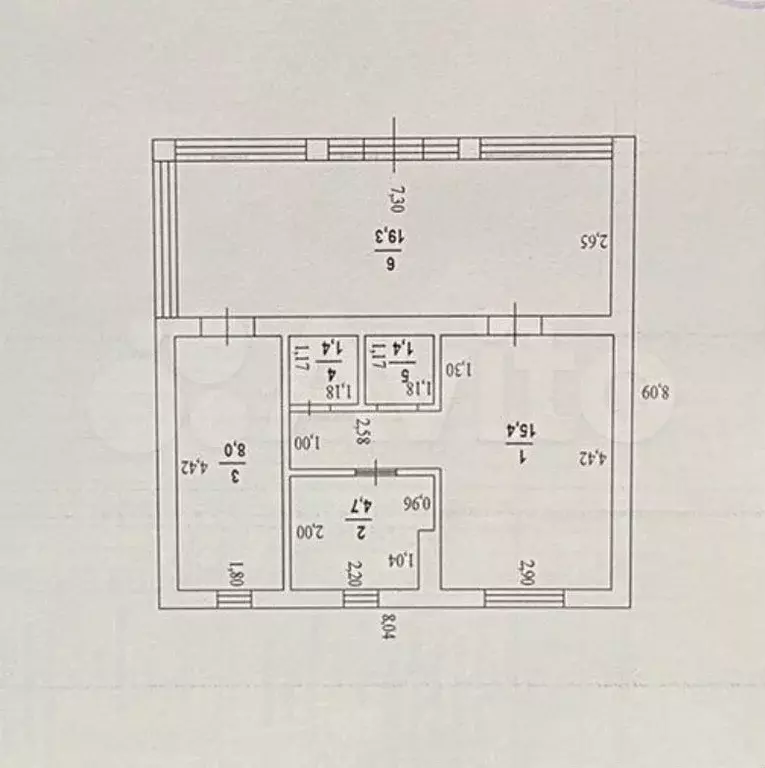 Дом 107 м на участке 8 сот. - Фото 1