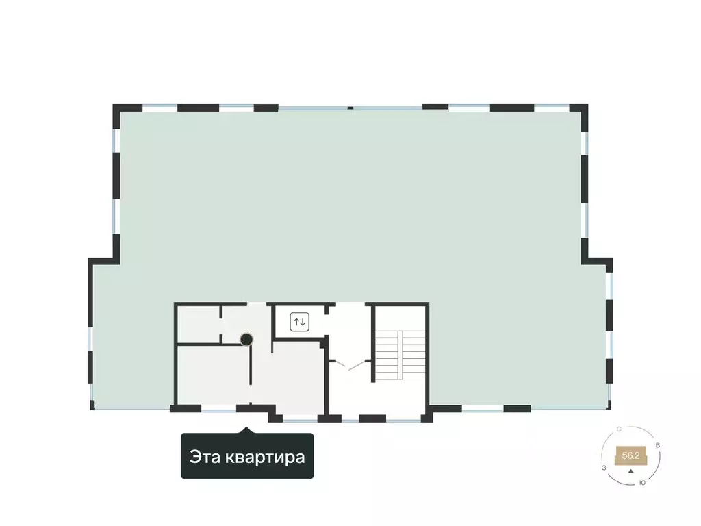1-к кв. Тюменская область, Тюмень ул. Игоря Комиссарова, 14 (33.84 м) - Фото 1