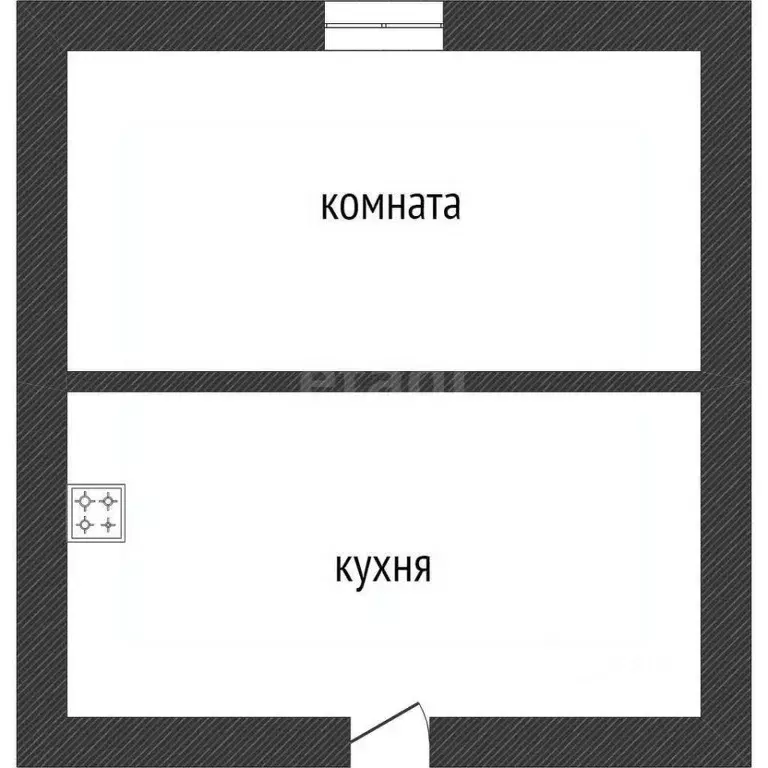 1-к кв. Курганская область, Курган Заозерный жилрайон, 5-й мкр, 9 ... - Фото 2