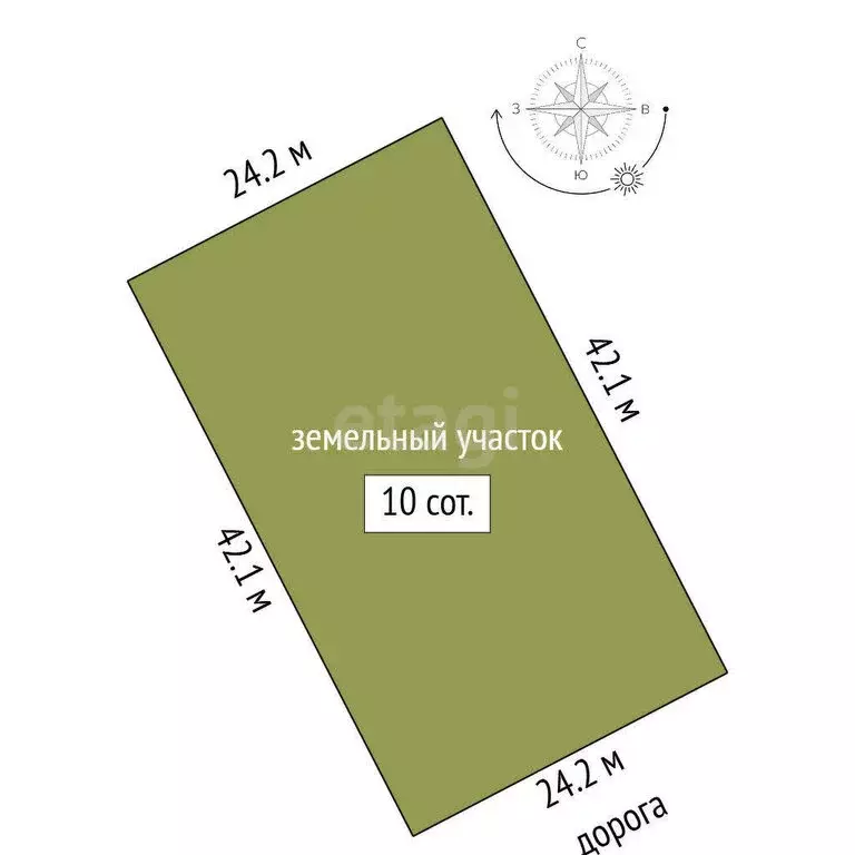 Участок в Чегемский район, село Чегем-Второй (10 м) - Фото 0