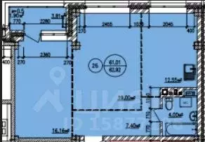2-к кв. Иркутская область, Шелехов 5-й кв-л, 5 (63.5 м) - Фото 1