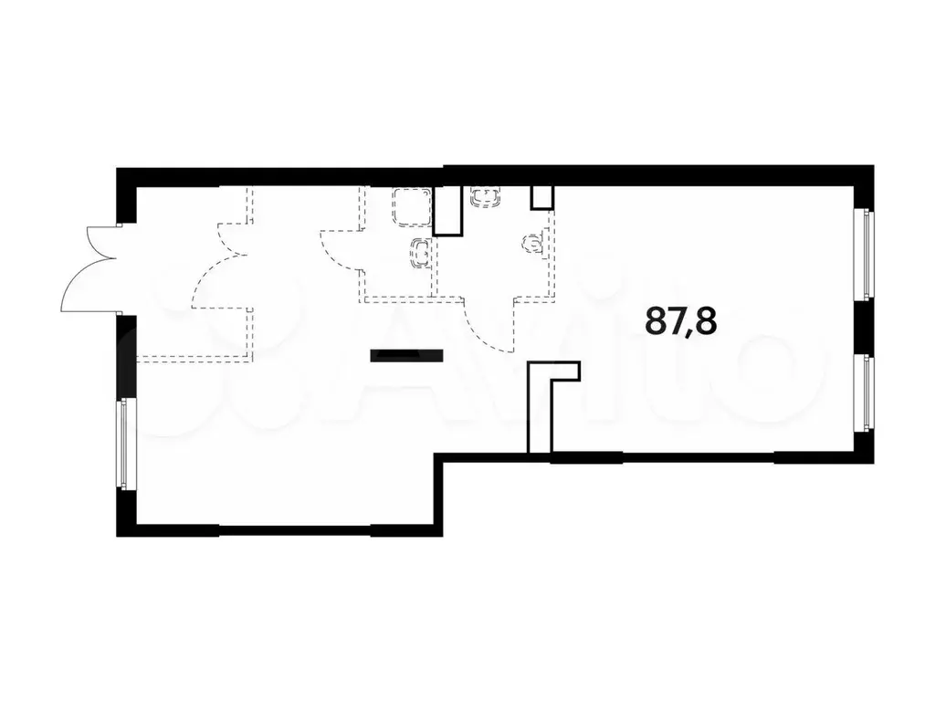 Продам помещение свободного назначения, 87.8 м - Фото 0